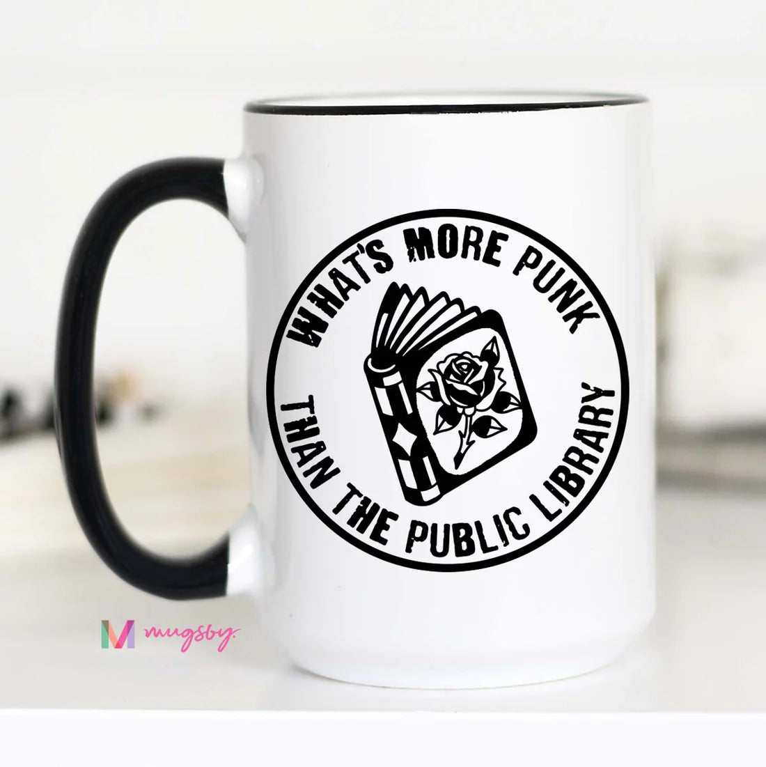 What's more Punk than the Library Coffee Mug