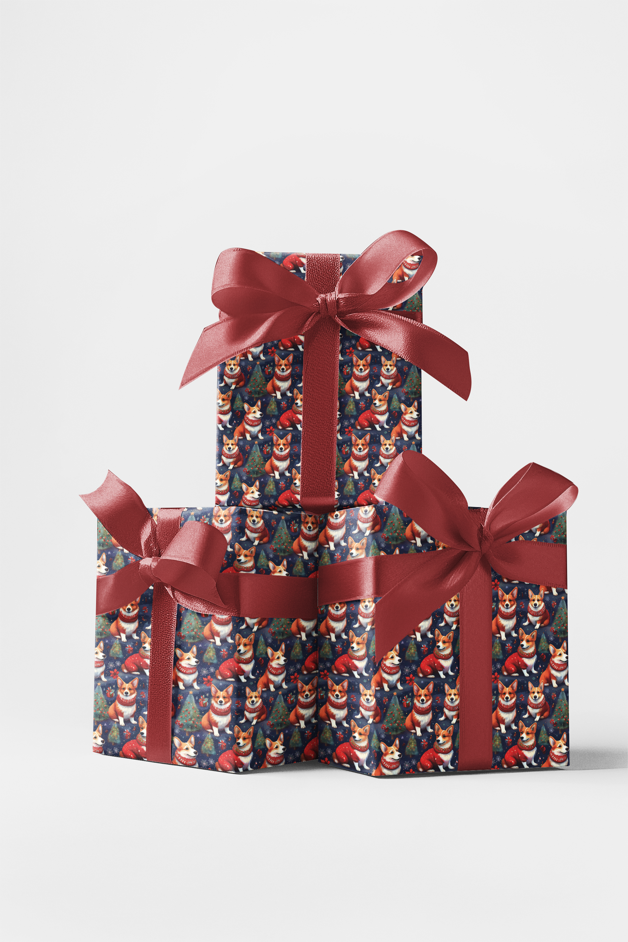 Corgi Under the Pines