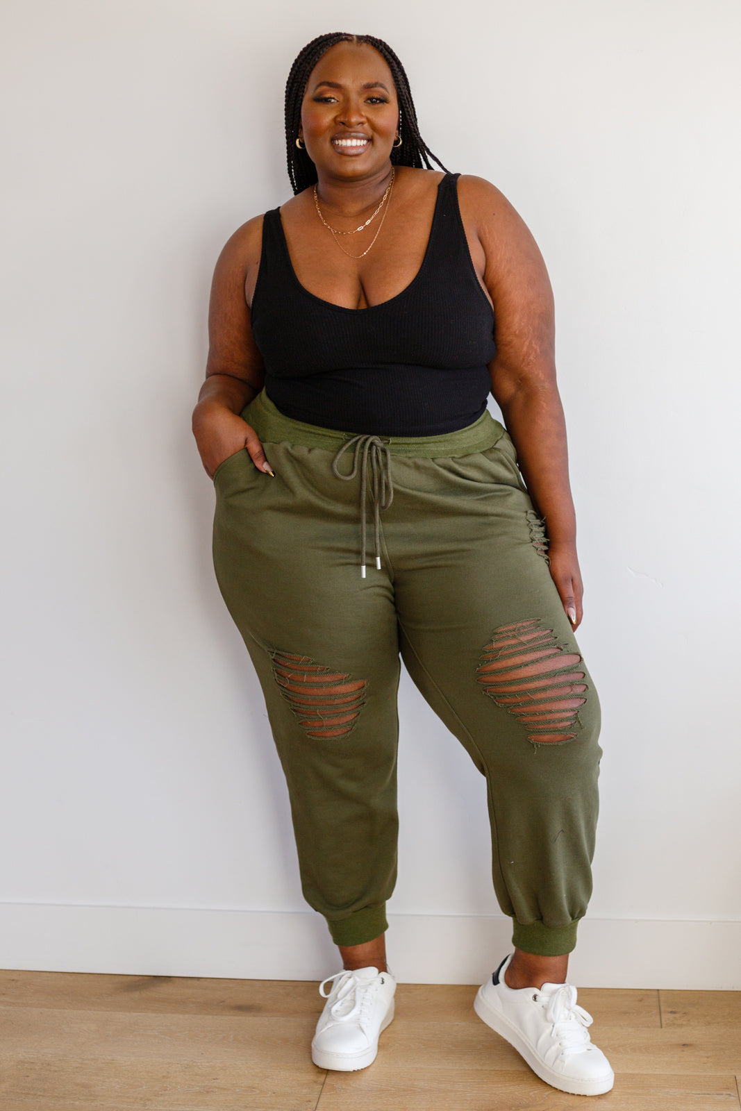Kick Back Distressed Joggers - 3XL