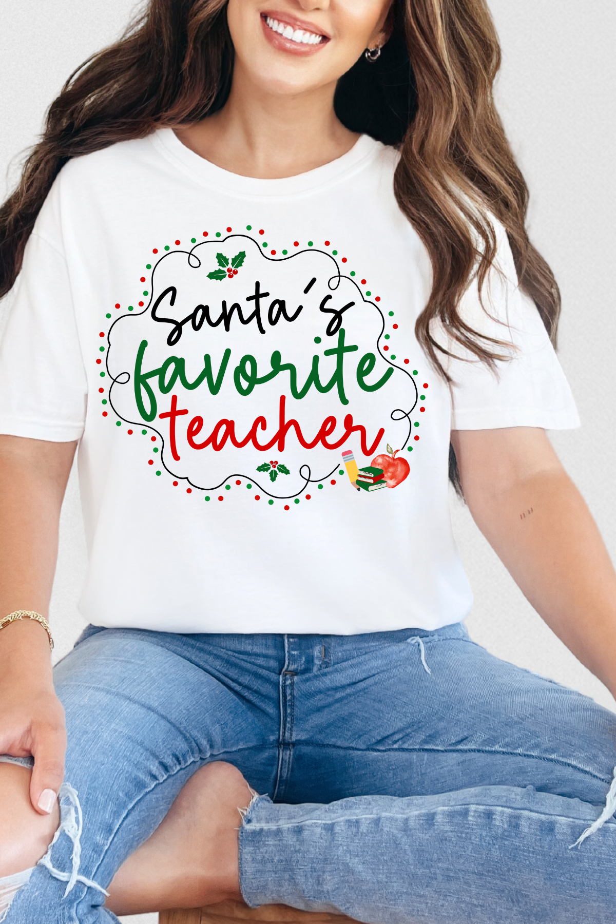 Santa's Favorite Teacher Tee