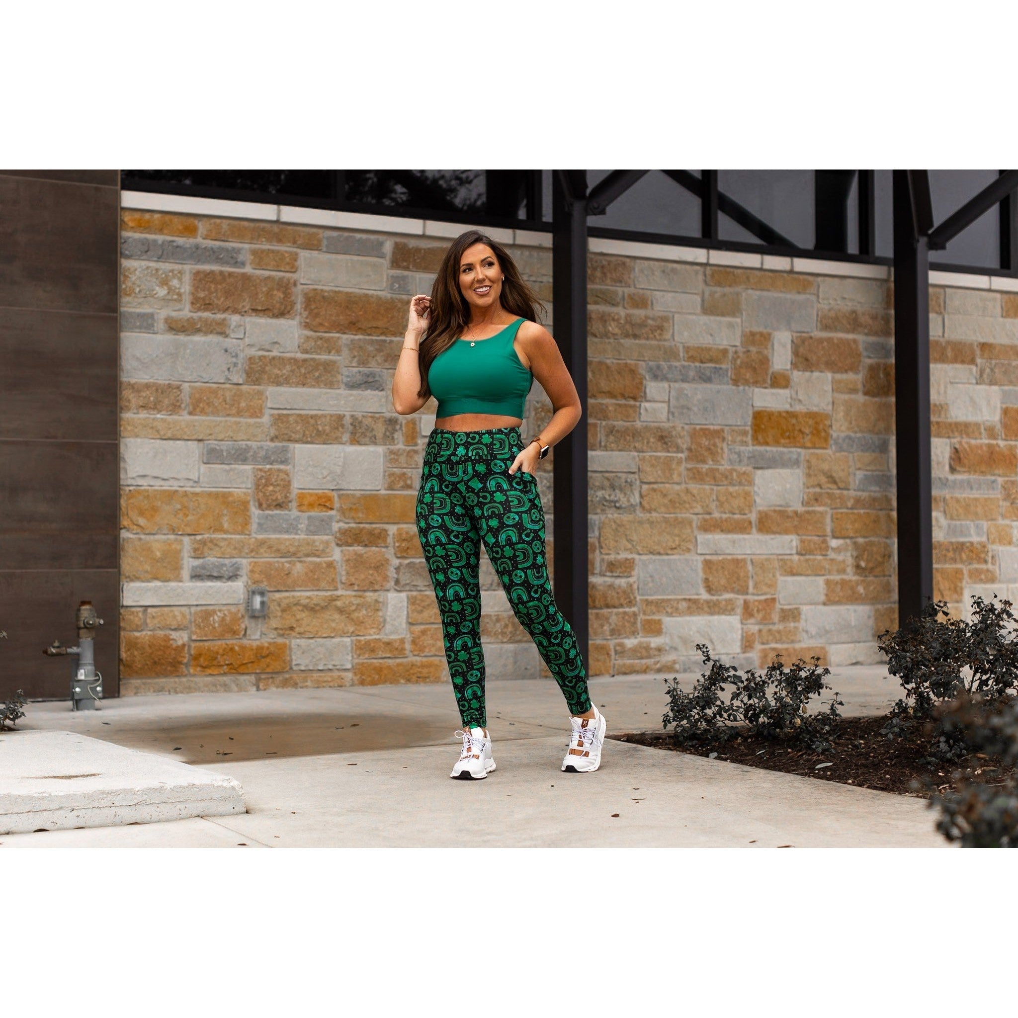 St Patricks Day LUCKY CHARM Leggings