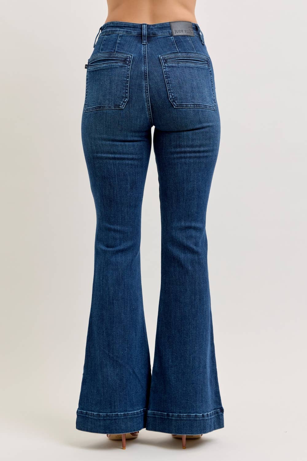 Judy Blue - High Waist Flare w/ Vintage Pockets Jeans