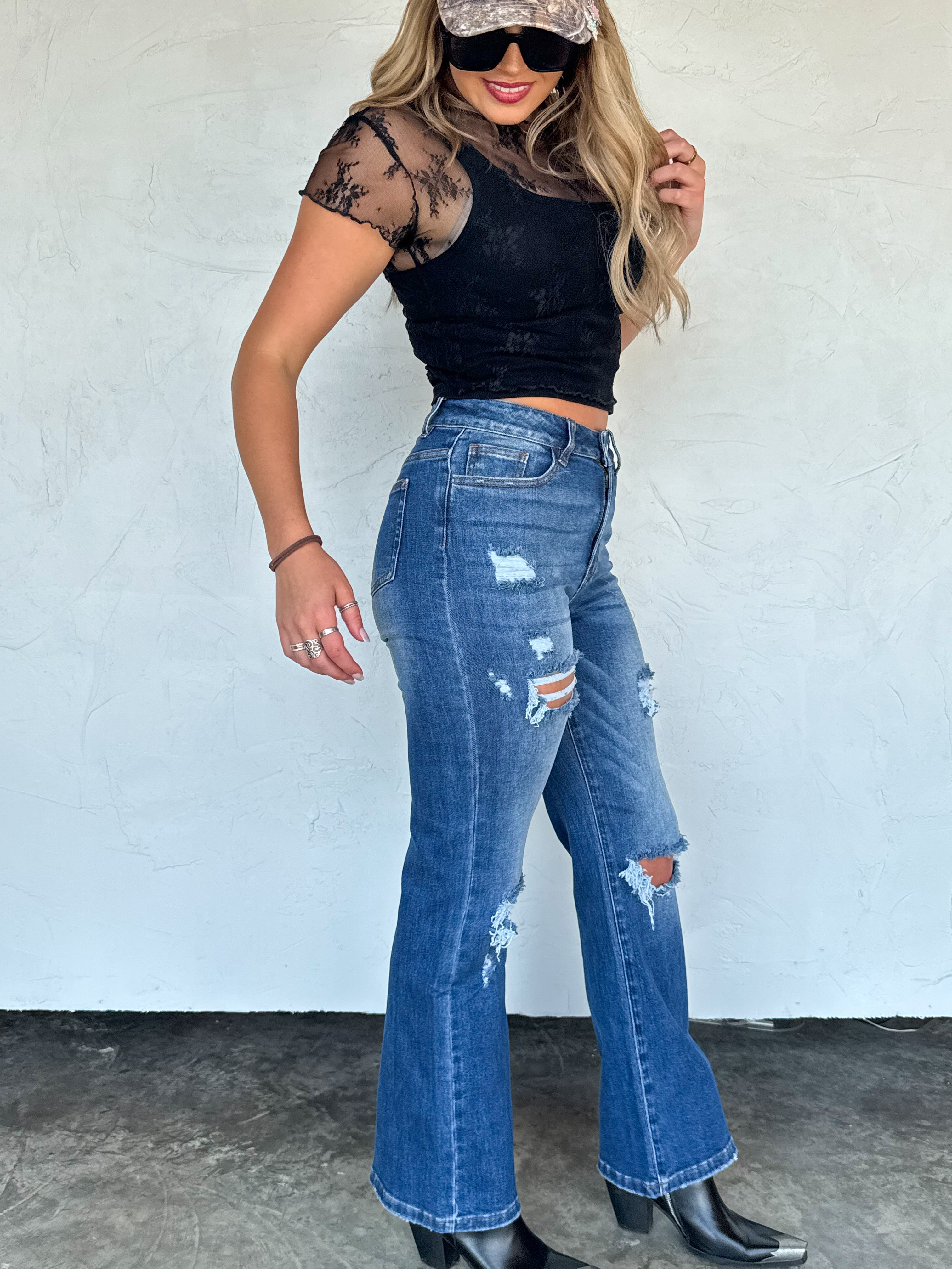 PRE-ORDER: NEW COLORS: ASHLAND STRAIGHT LEG DISTRESSED JEANS