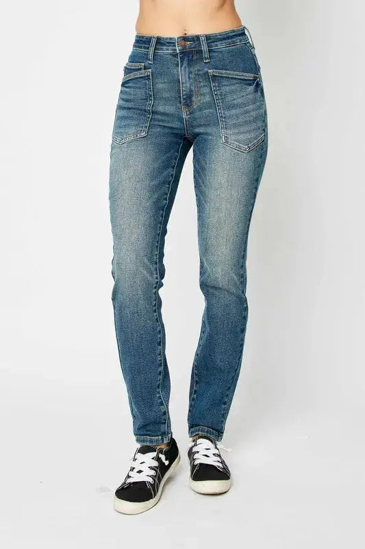 High Waist Skinny Judy Blue Jeans