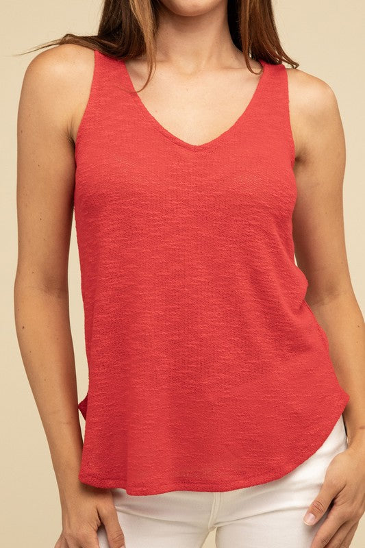 V Neck Sleeveless Cami