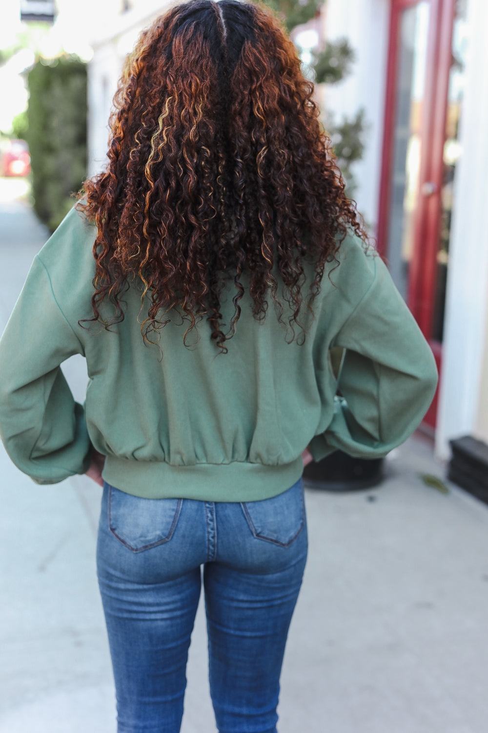 Weekend Ready Boyfriend Button Down Cropped Jacket