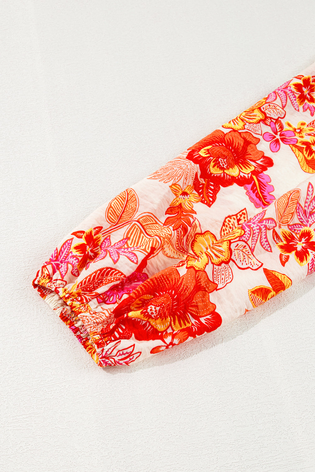 PRE-ORDER: Boho Floral Lantern Sleeve Blouse