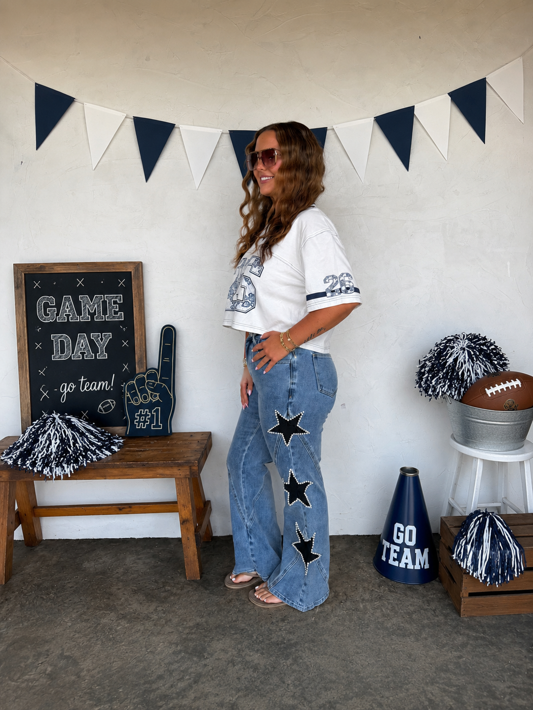 PRE-ORDER: SIDELINE STAR JEANS