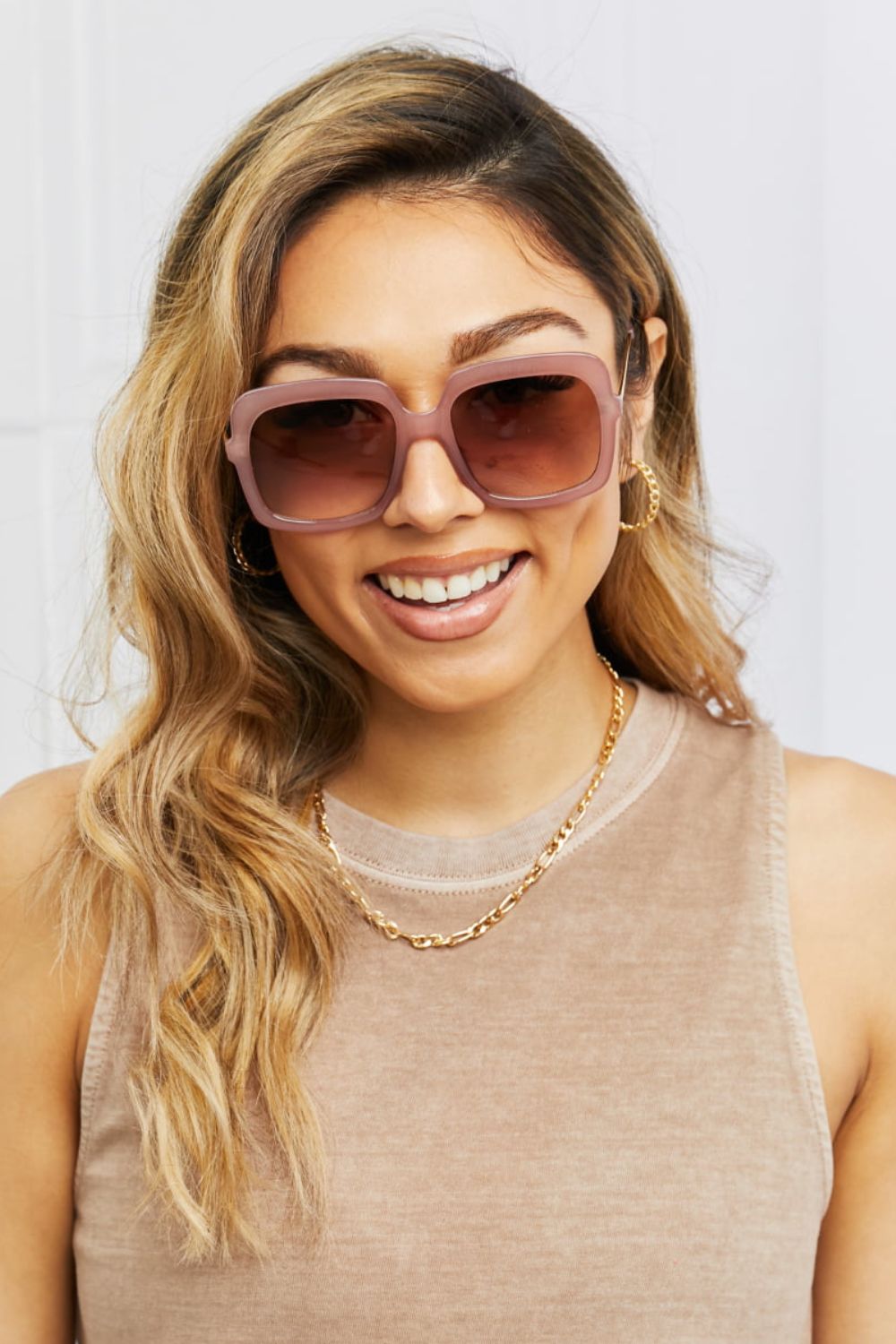 Square Temple Sunglasses