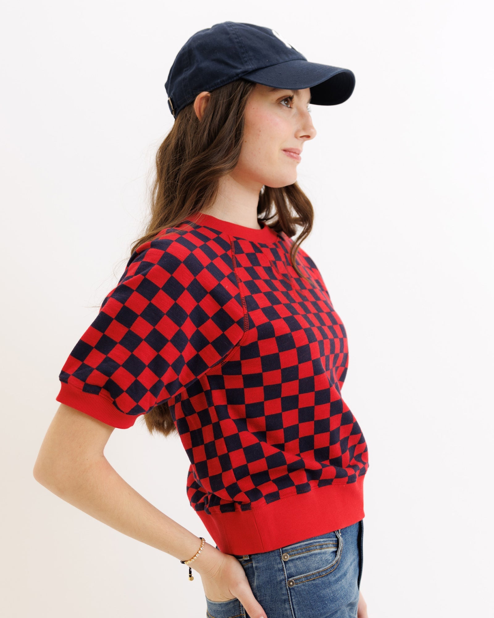 Powder Puff Sleeve Crew