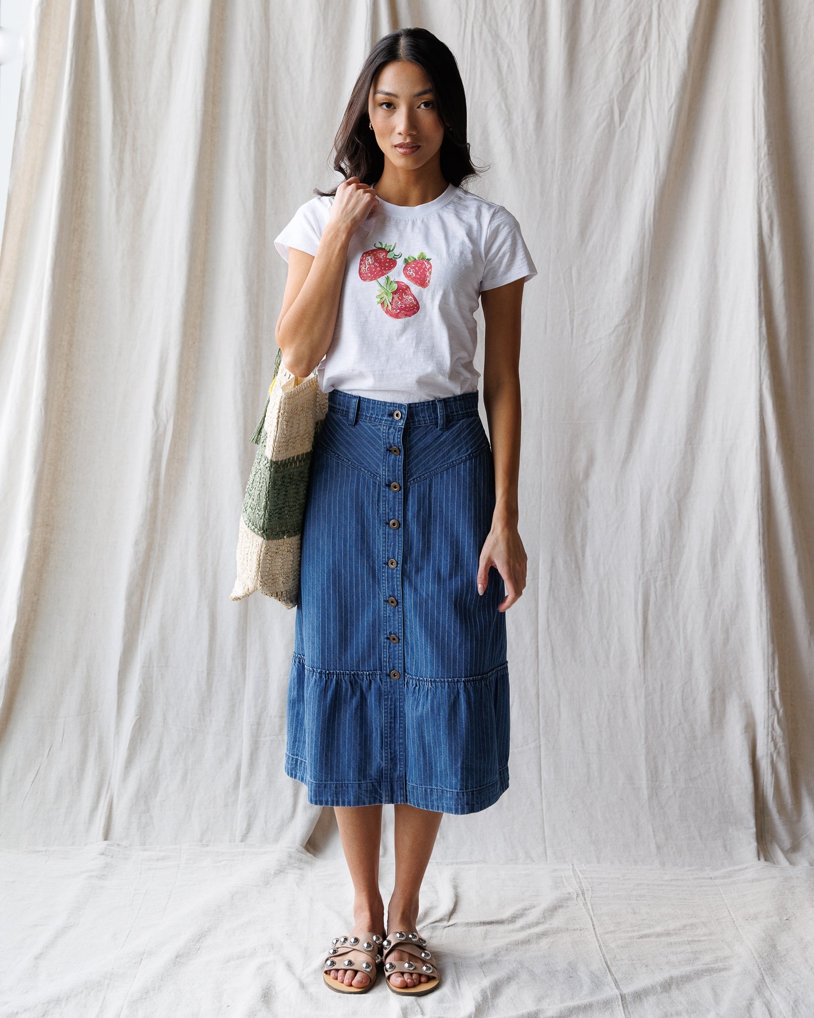 Day To Day Denim Skirt