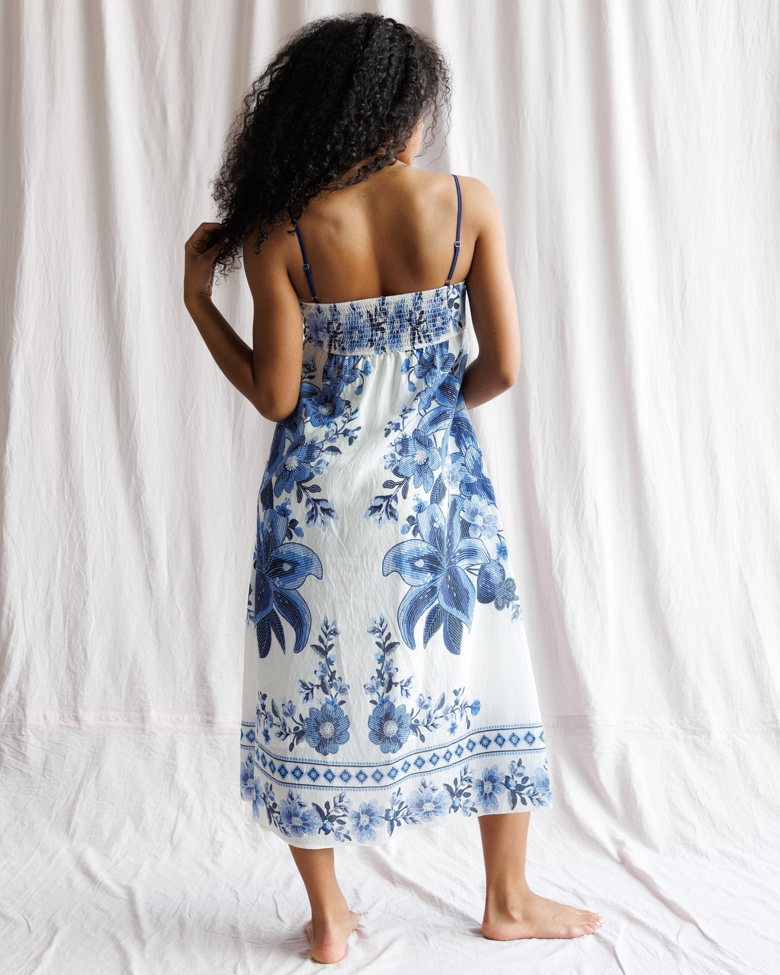 Indigo Garden Dress