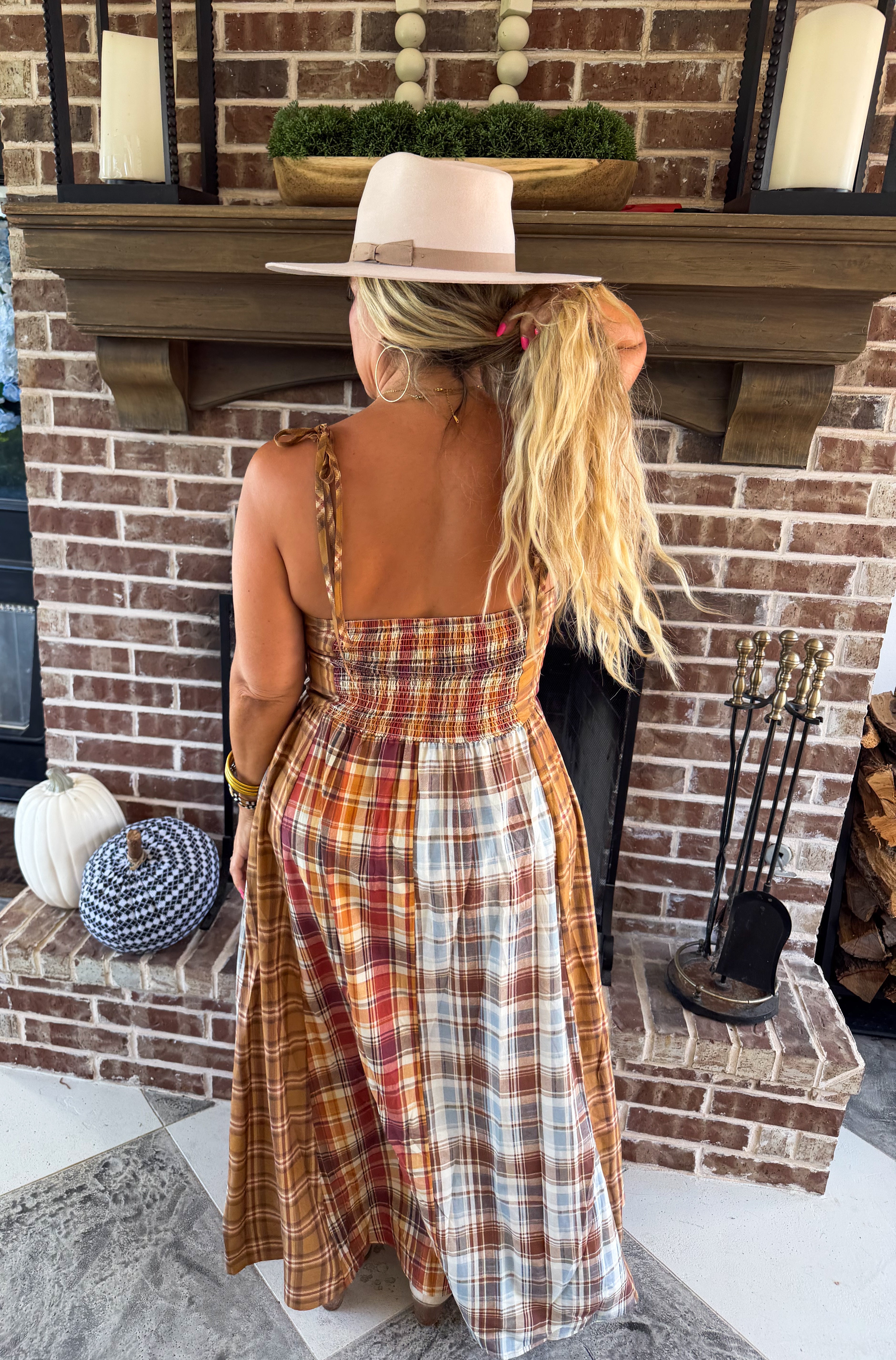 PRE-ORDER: THE ASHFORD PLAID MAXI DRESS