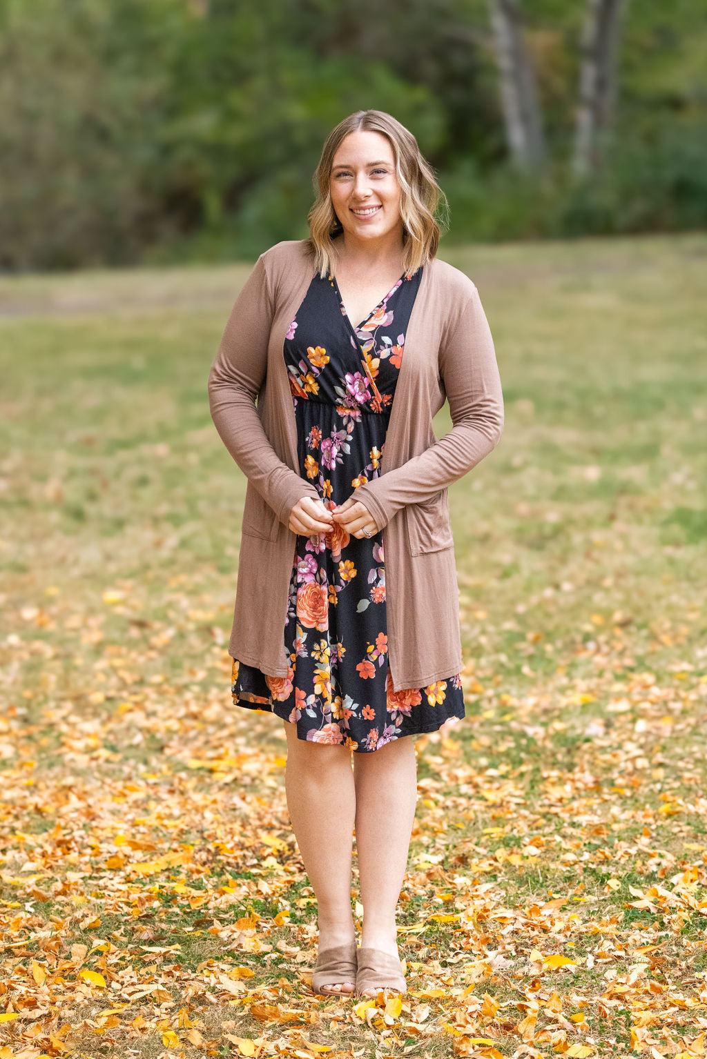 Taylor Dress - Black Floral Mix