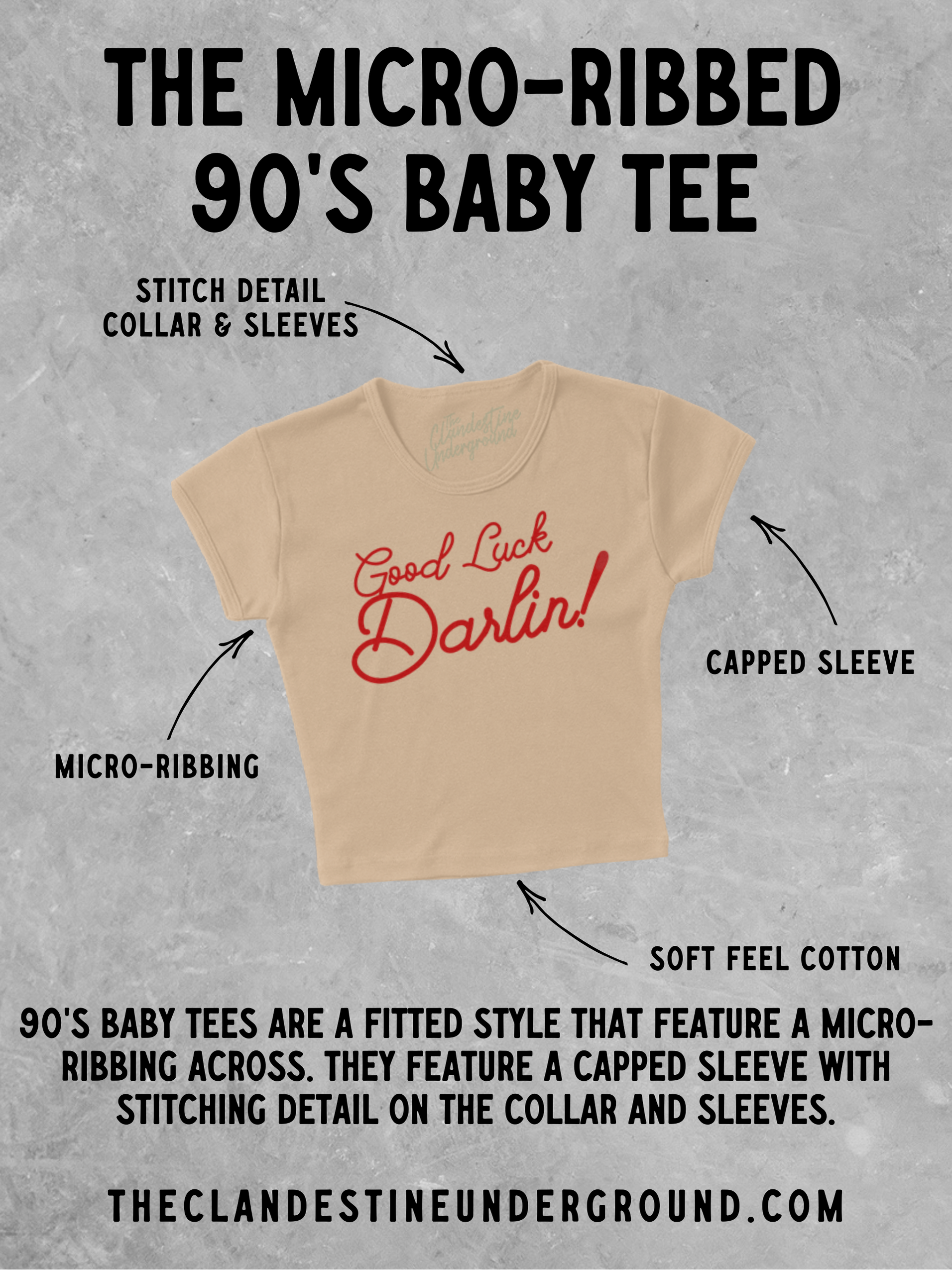 Take Me Out To The Ball Game Micro-Ribbed Baby Tee