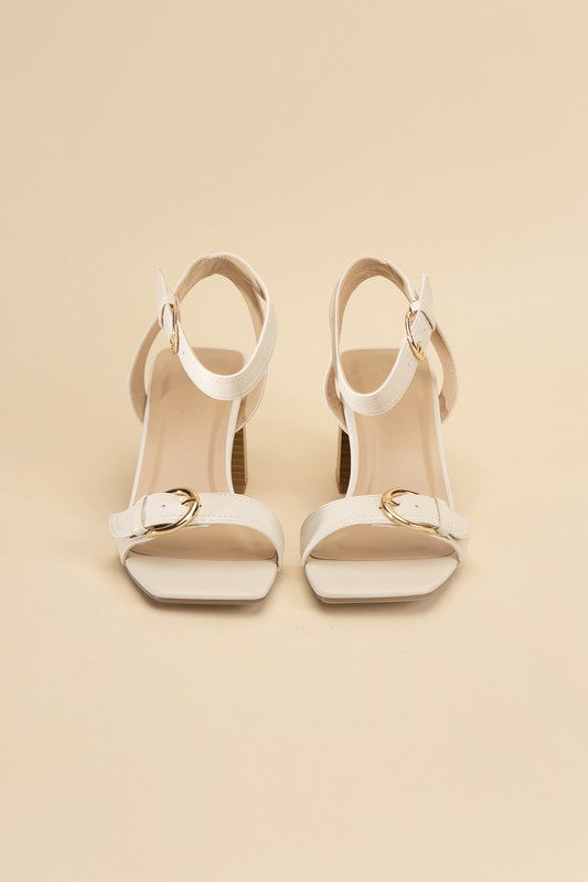 Buckle Sandal Heel