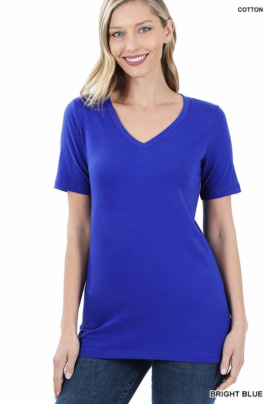 V-NECK SHORT SLEEVE T-SHIRT