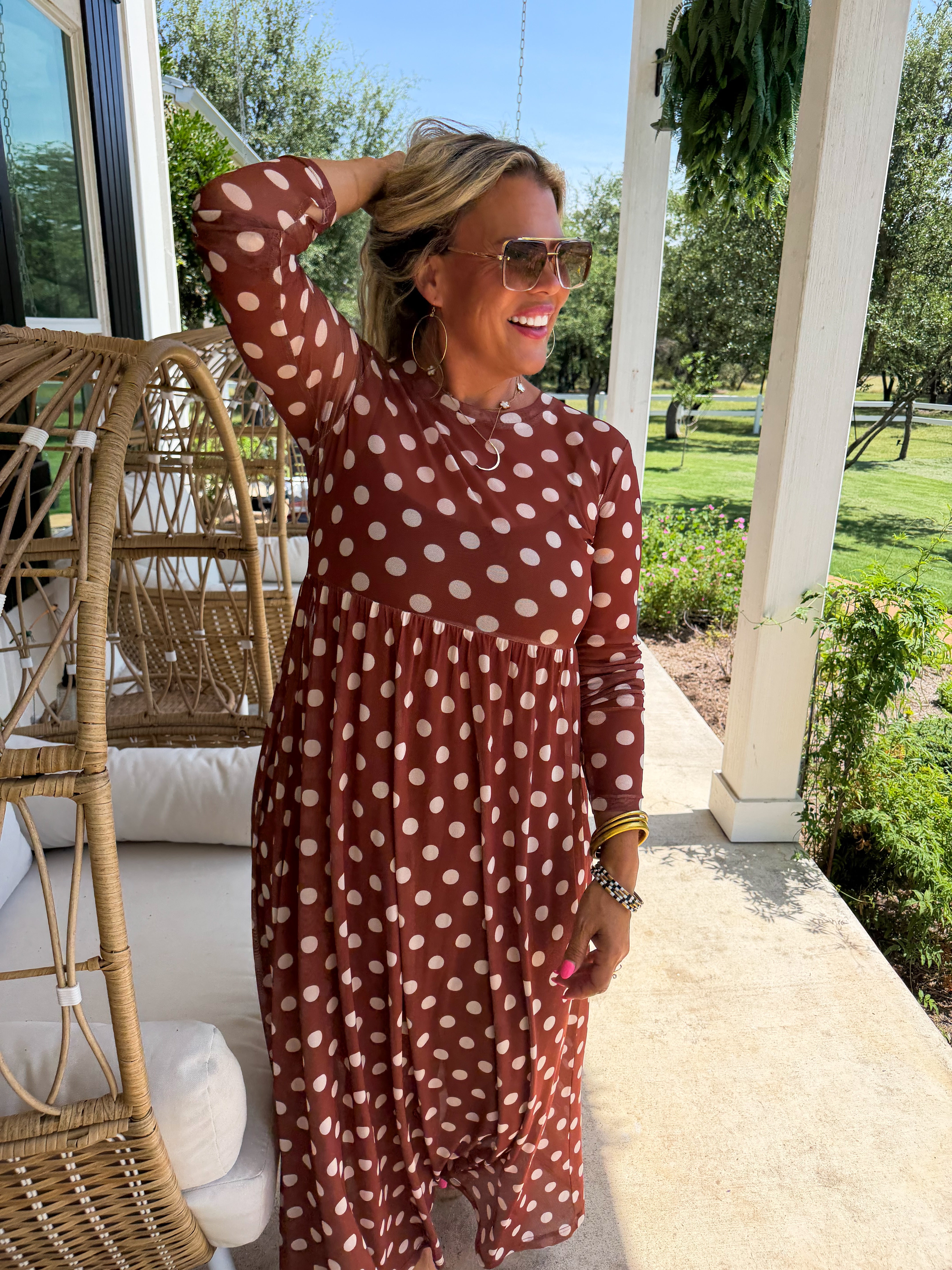 PRE-ORDER: THE COUNTRYSIDE MESH DRESS