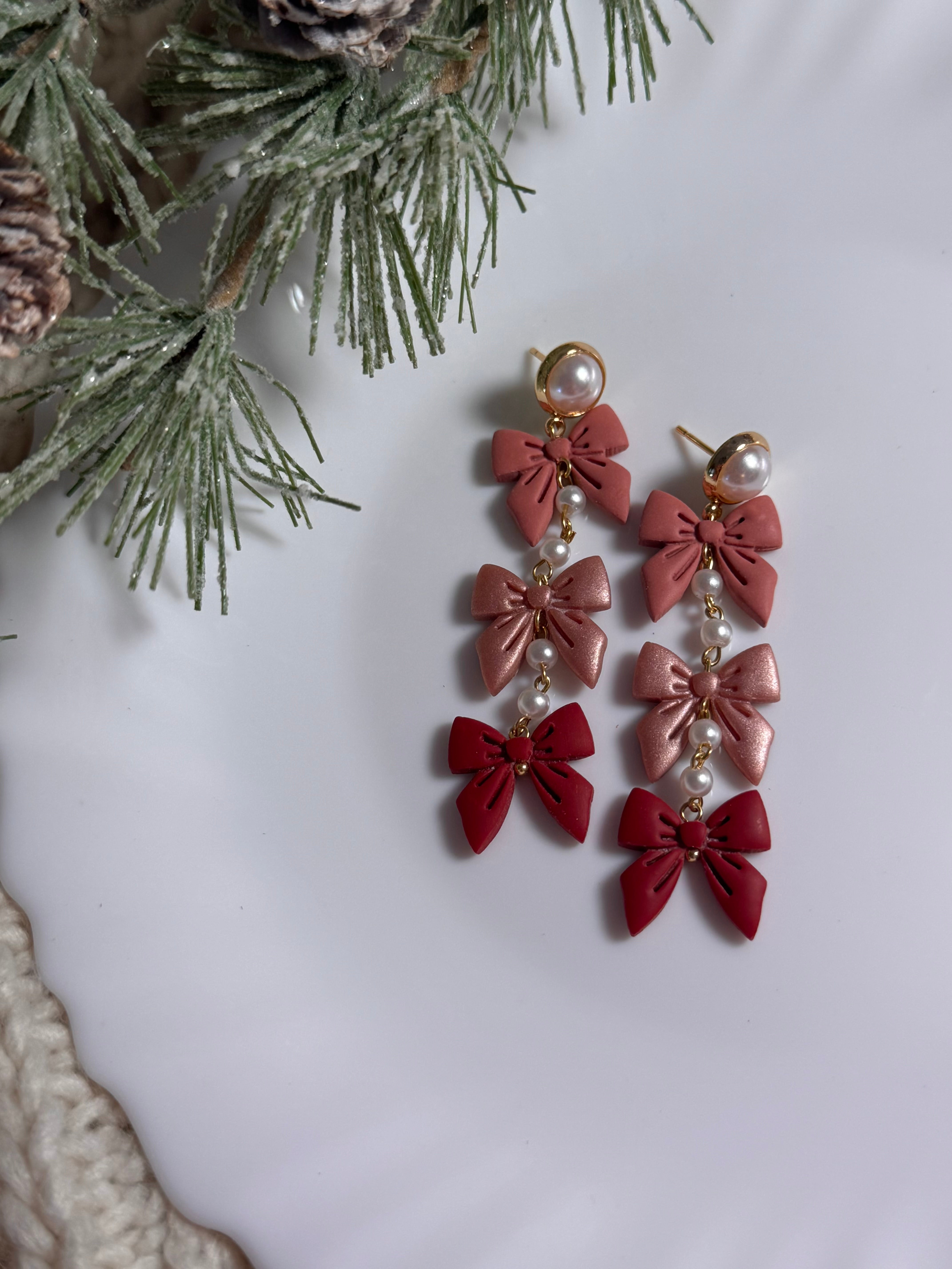 Pink Bows and Pearls