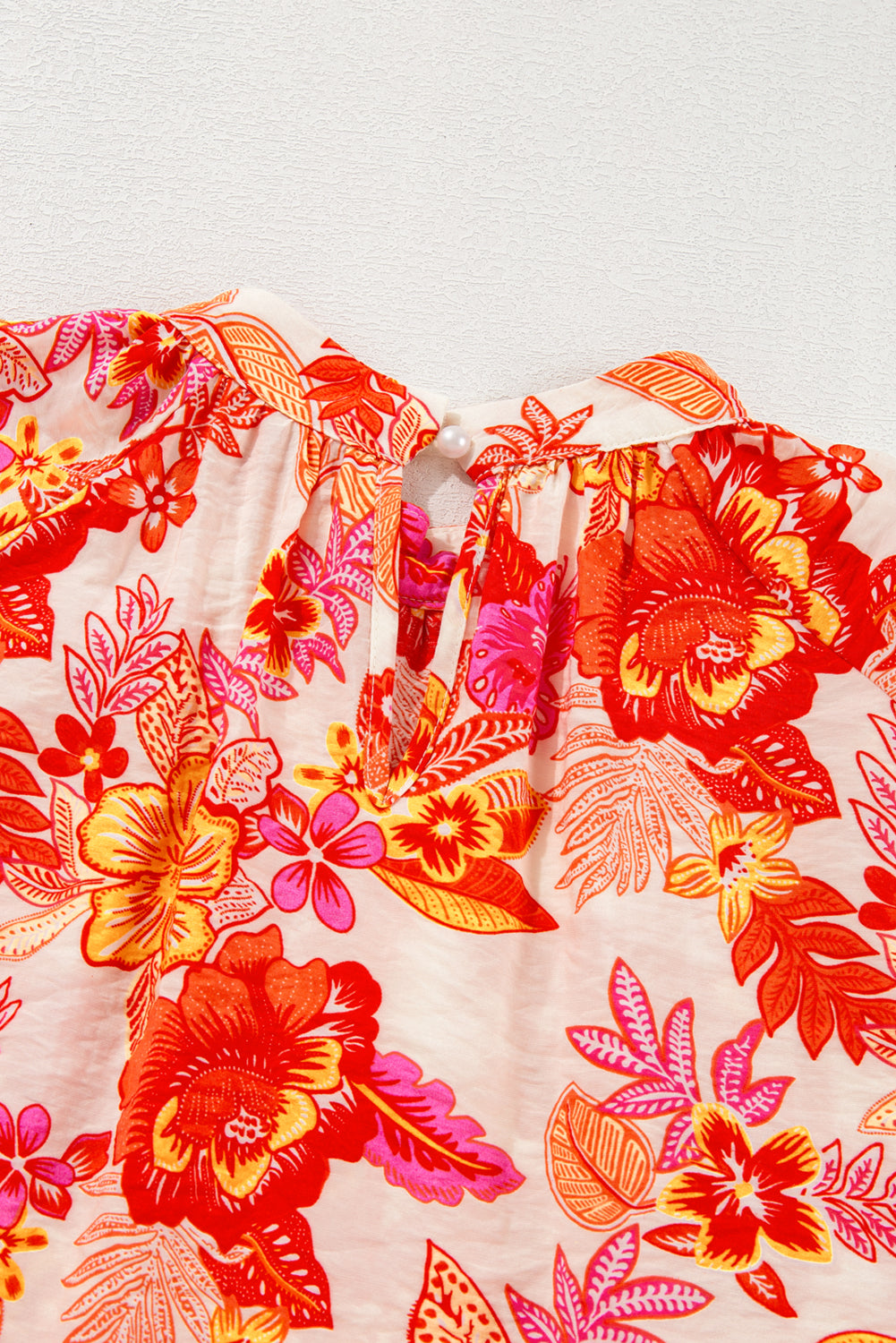 PRE-ORDER: Boho Floral Lantern Sleeve Blouse