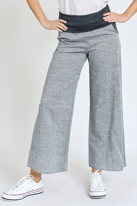 Wide Leg Pants With Pockets