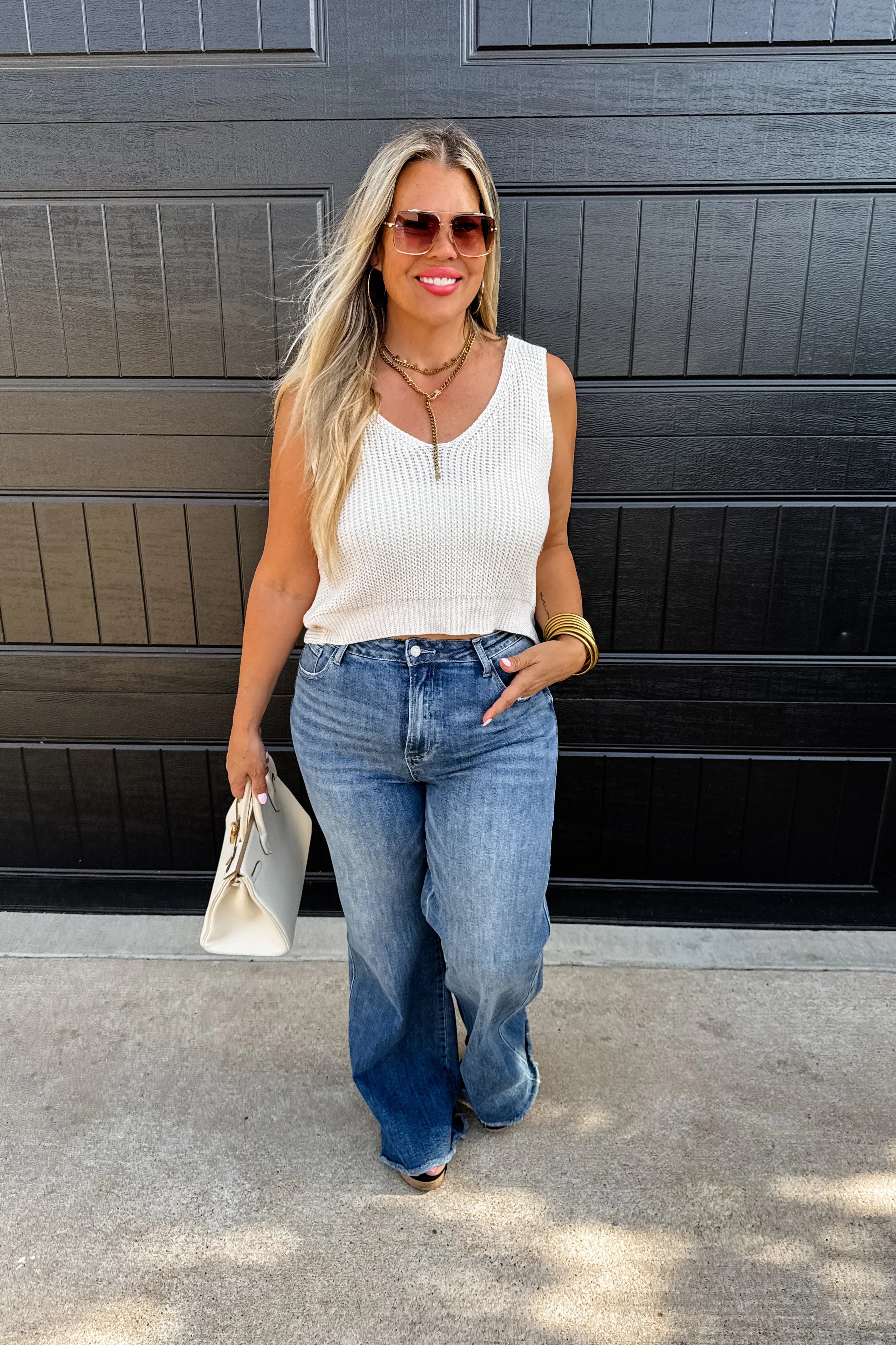 PRE-ORDER: Hamptons Twist Back Tank