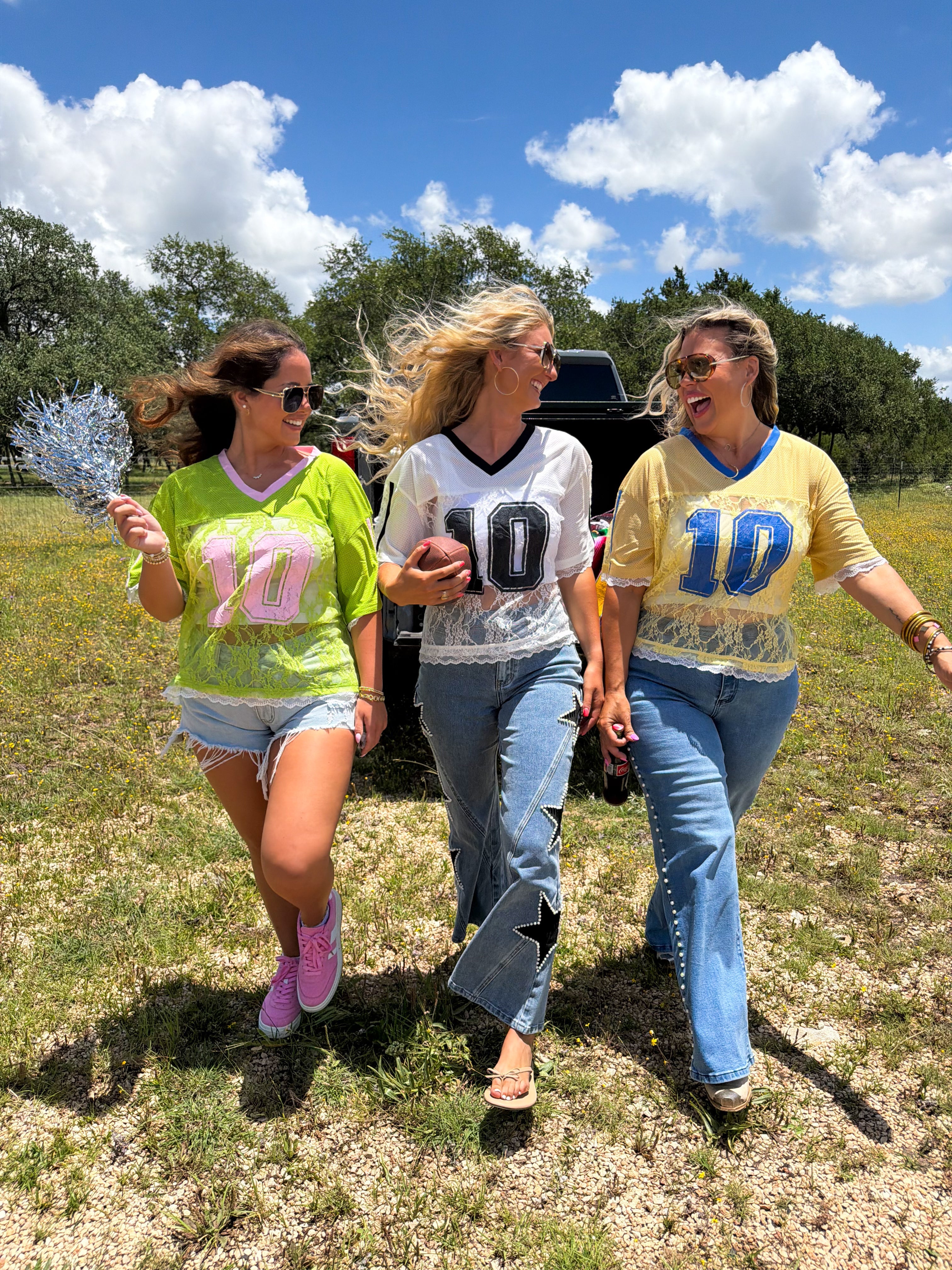 PRE-ORDER: BLEACHER BABE LACE JERSEY
