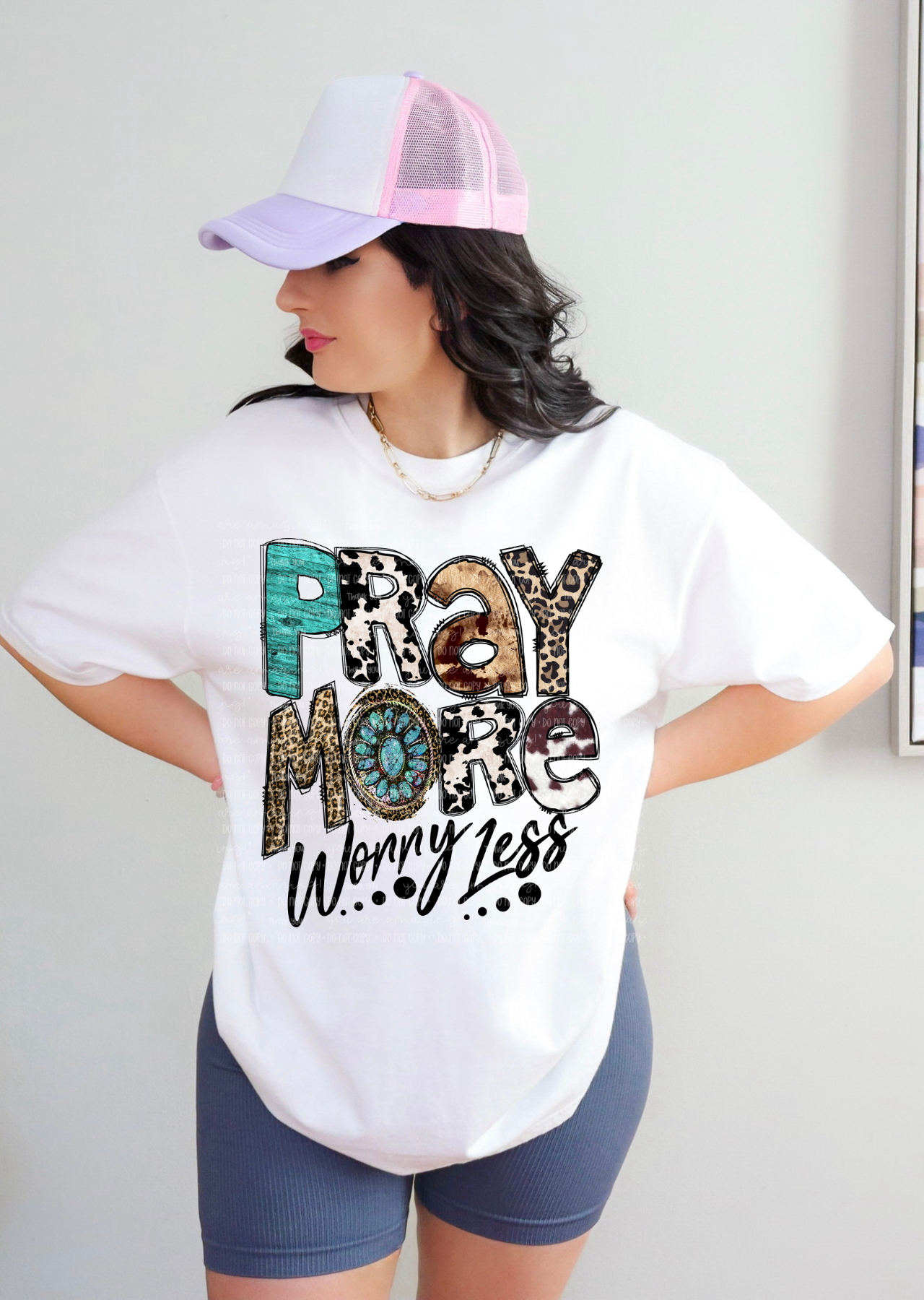 Pray More Worry Less Tee
