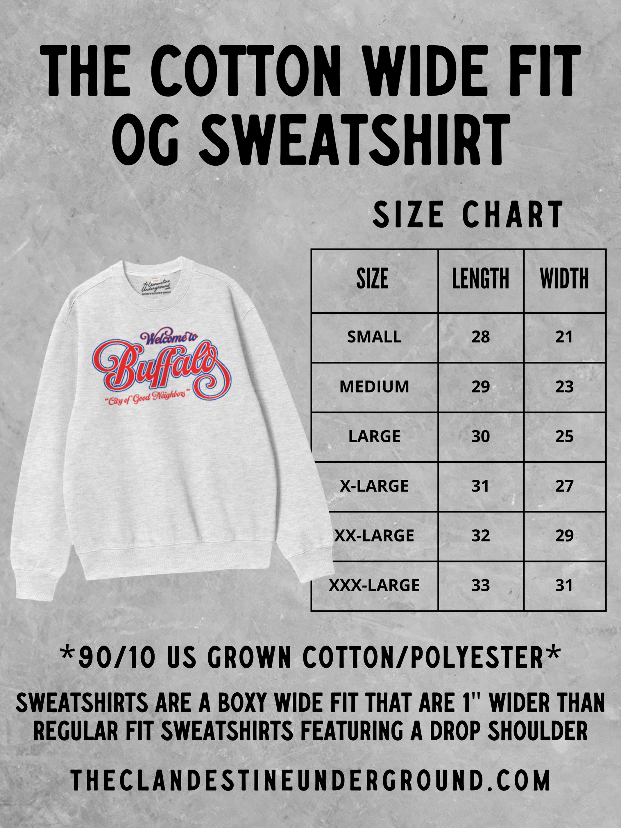 Memphis Basketball Boxy Cotton 90's Sweatshirt