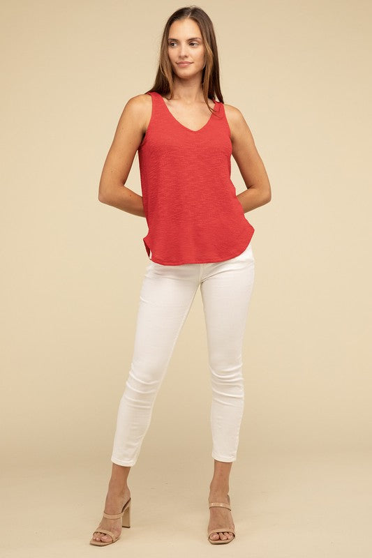 V Neck Sleeveless Cami