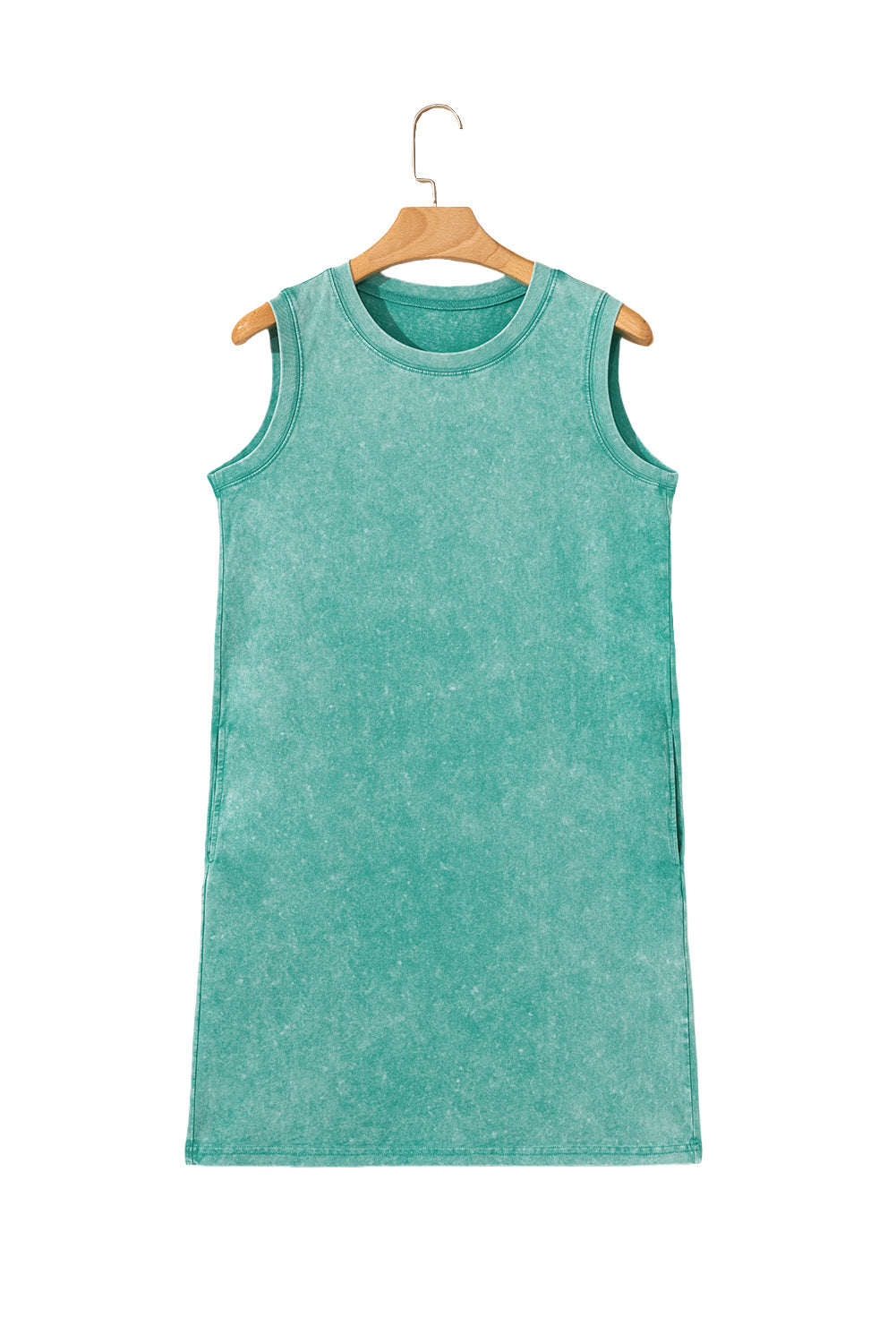 PRE-ORDER: Mineral Wash Pocket Tank Mini Dress
