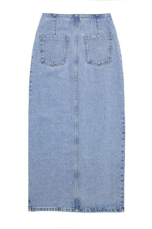 Denim skirt