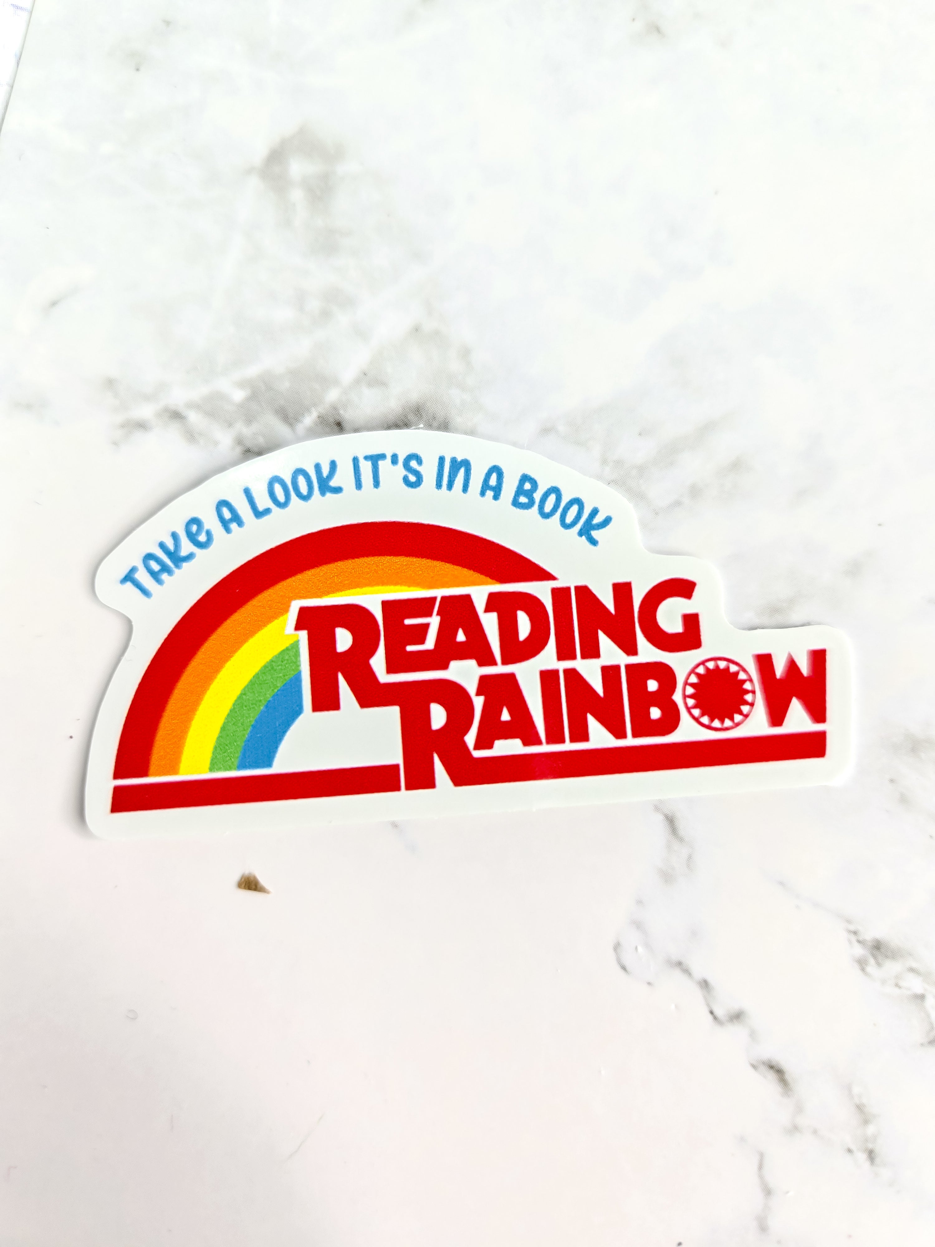 Take a look it's in a book Sticker