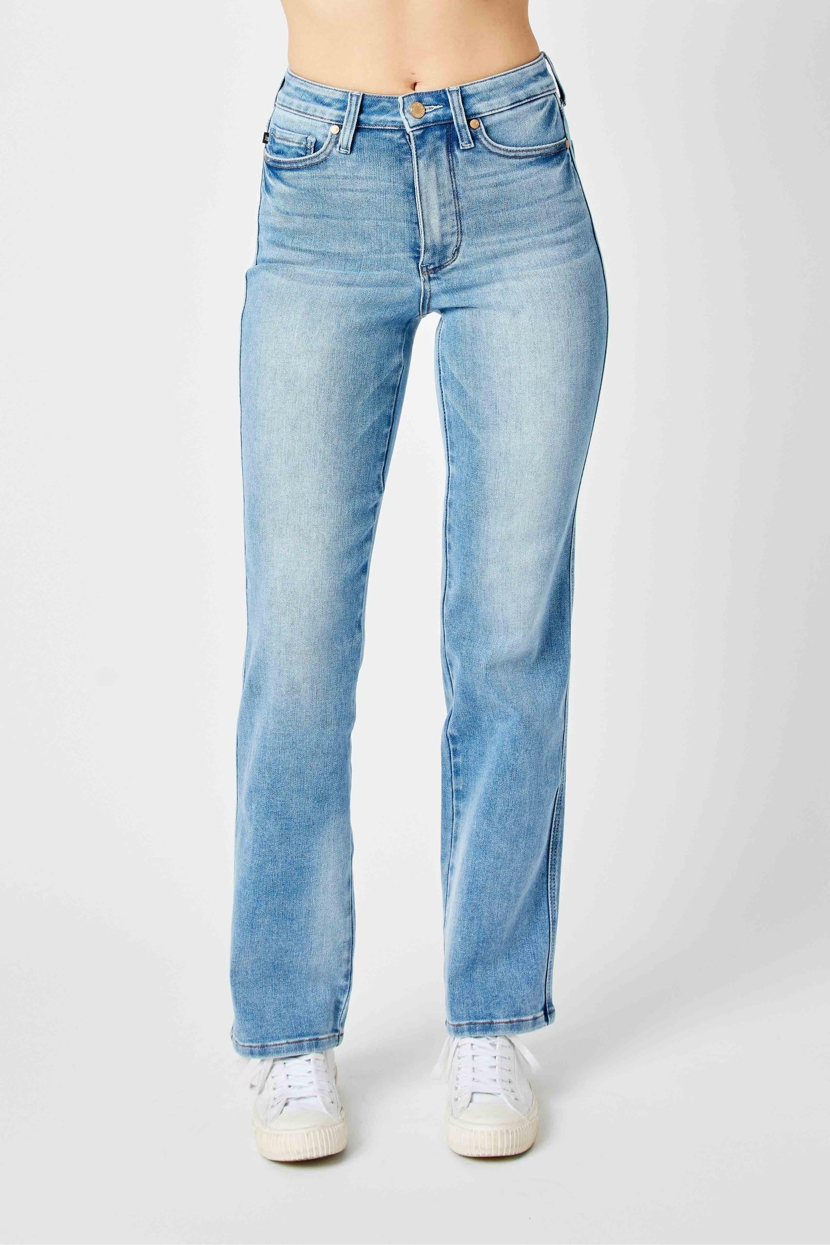 Judy Blue Tummy Control Straight Jeans