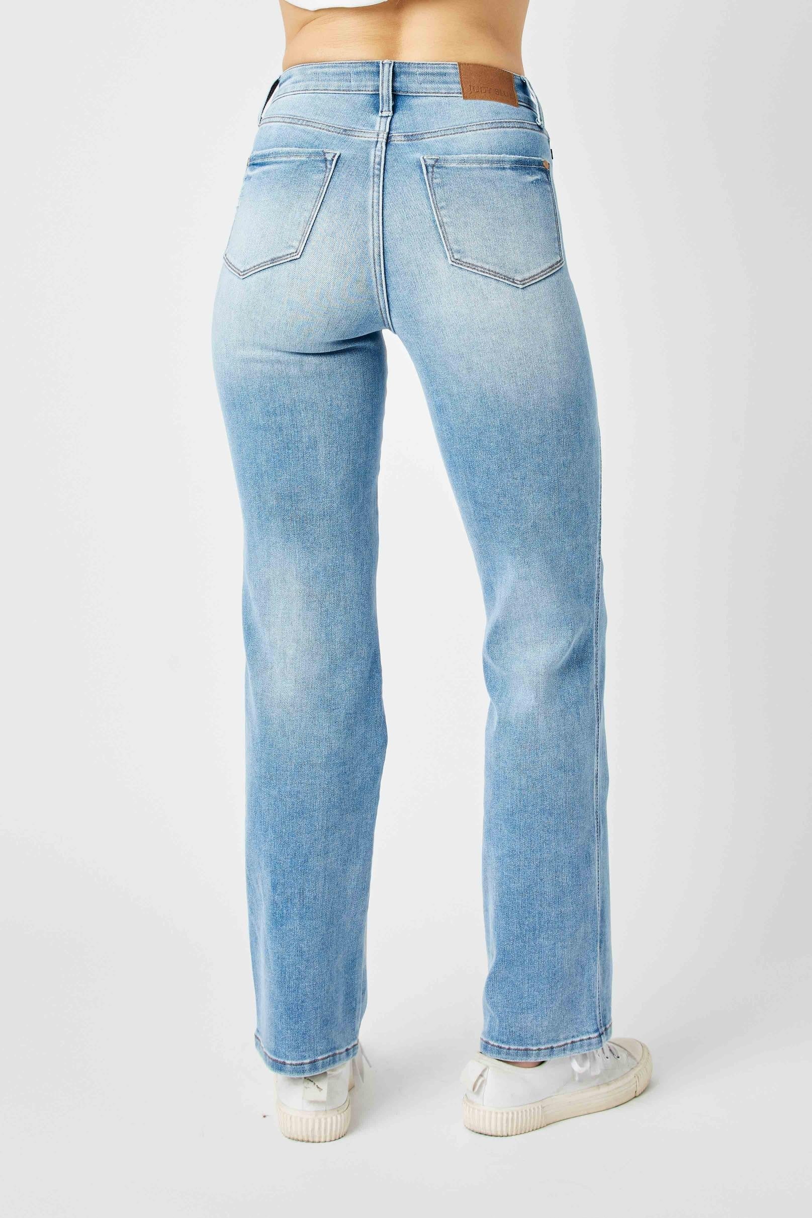 Judy Blue Tummy Control Straight Jeans