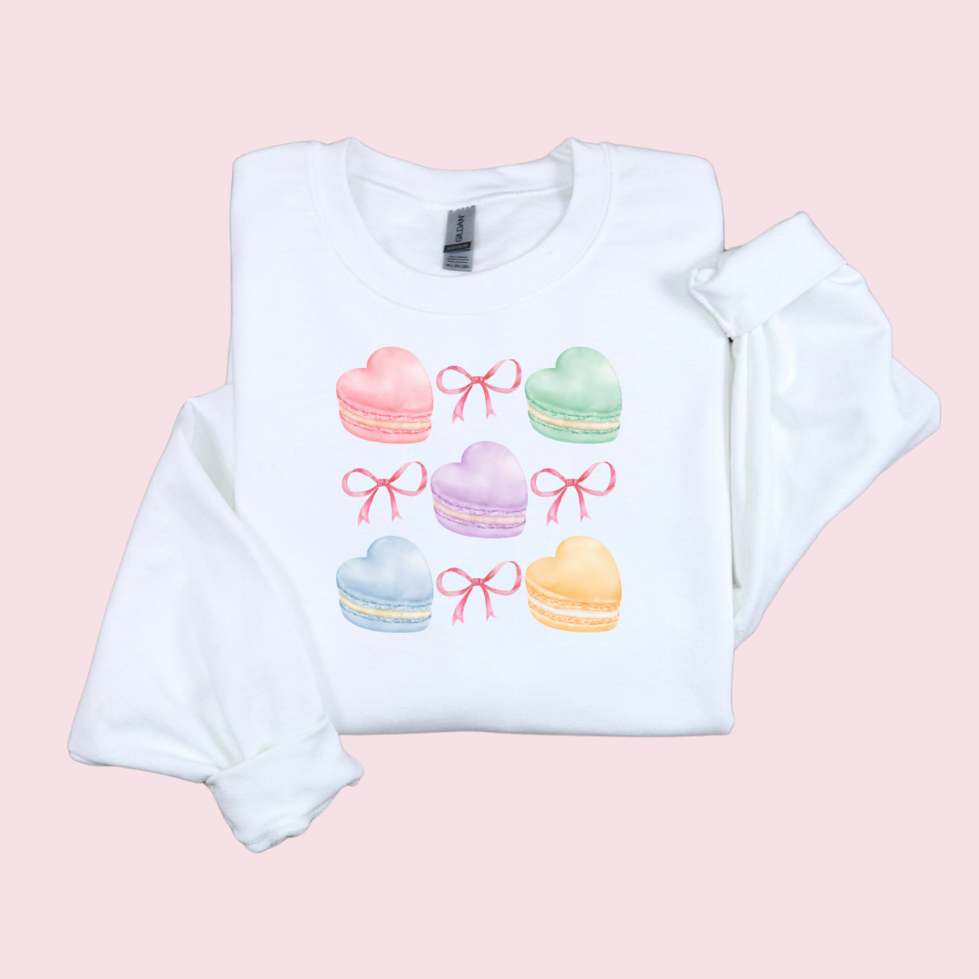 Heart Macarons Sweatshirt