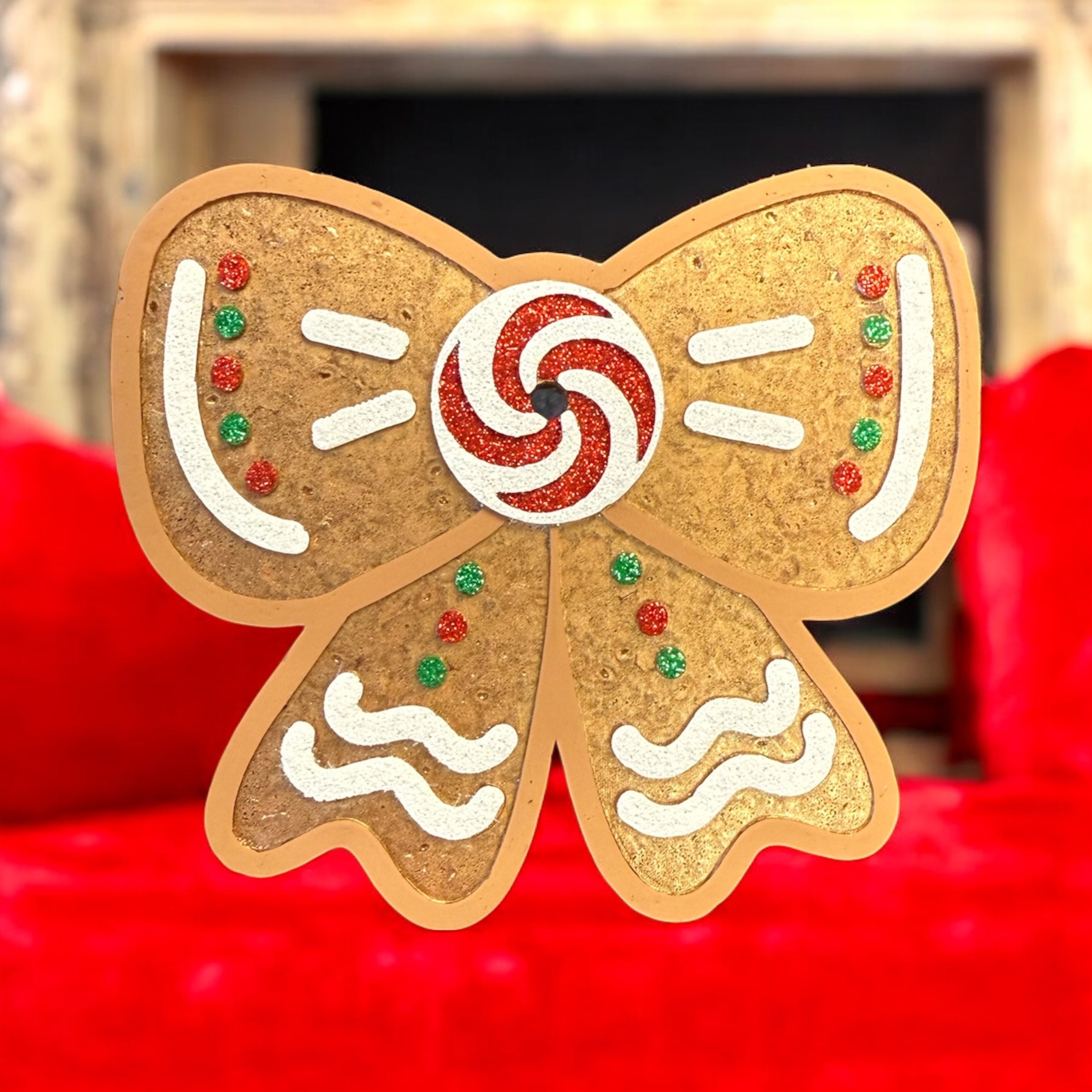PRE-ORDER: Gingerbread Bow Freshie