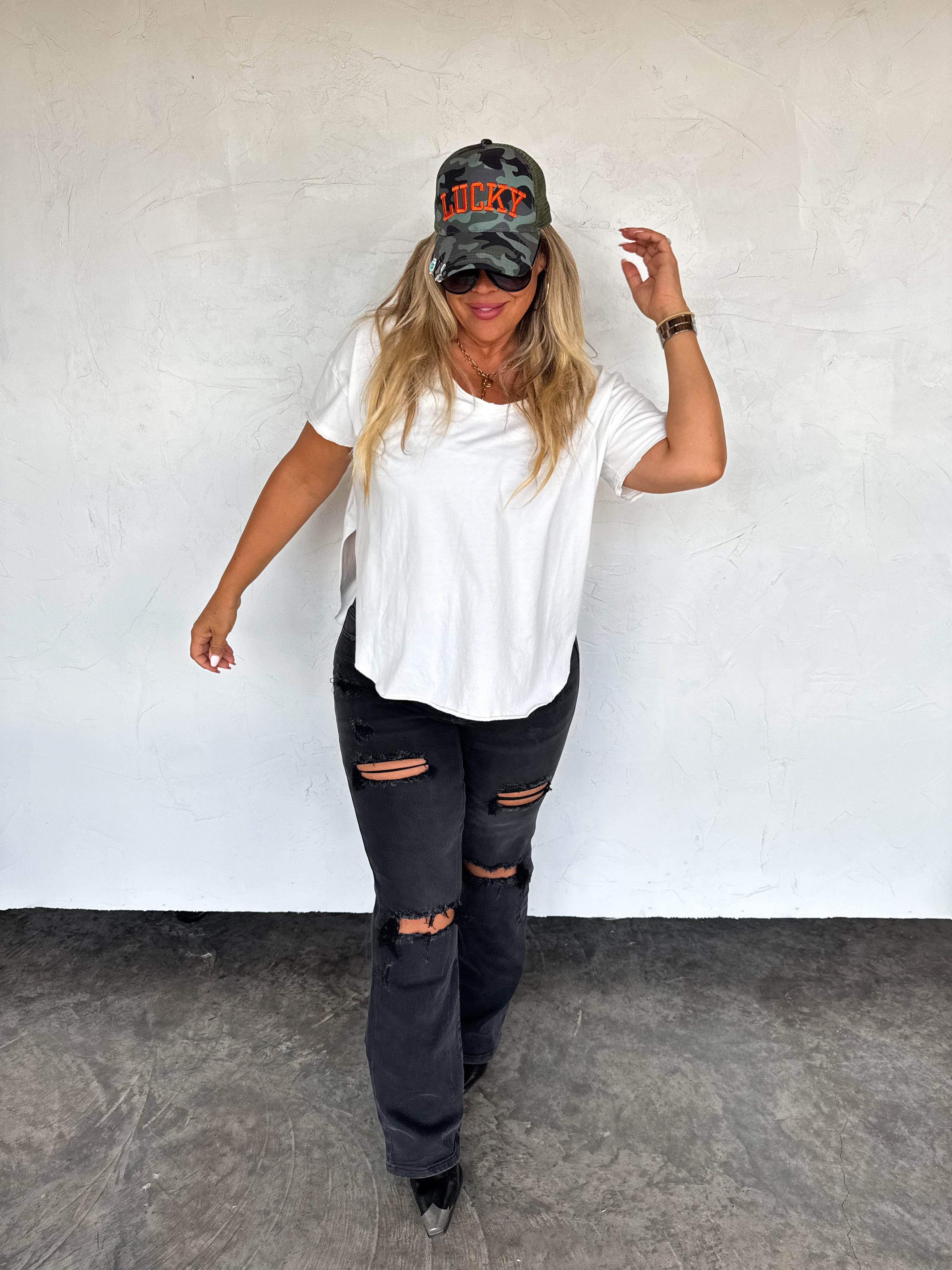 PRE-ORDER: NEW COLORS: ASHLAND STRAIGHT LEG DISTRESSED JEANS