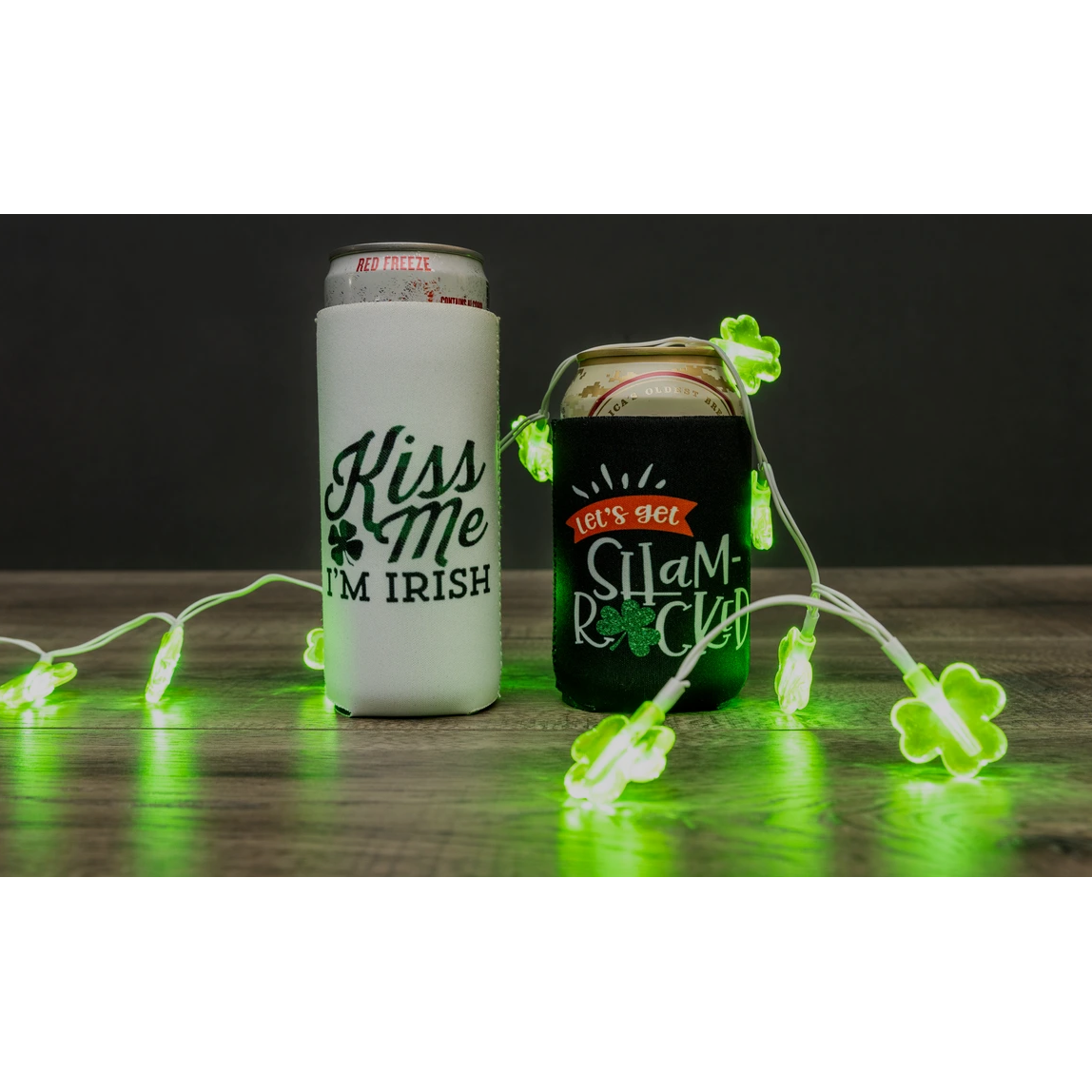 St. Patrick’s Day Neoprene Slim & Regular Can Holders