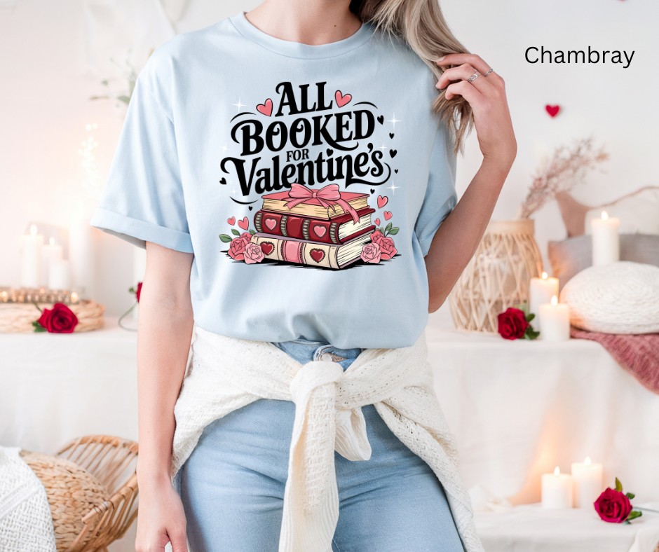 All Booked for Valentine's Day Tee