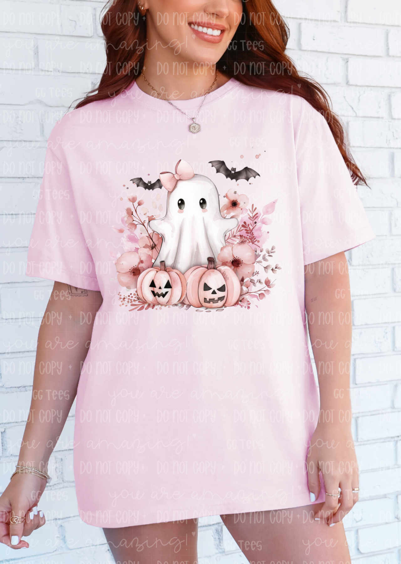 Ghostly Pink Vibes Tee