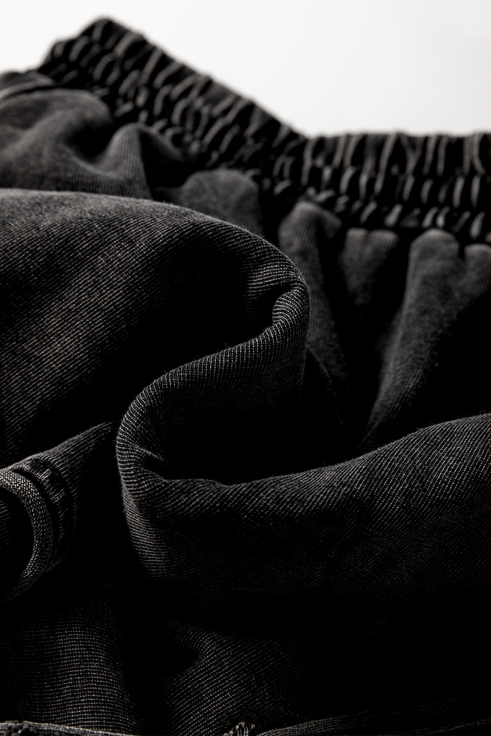 PRE-ORDER: Mineral Wash French Terry High Waist Casual Shorts