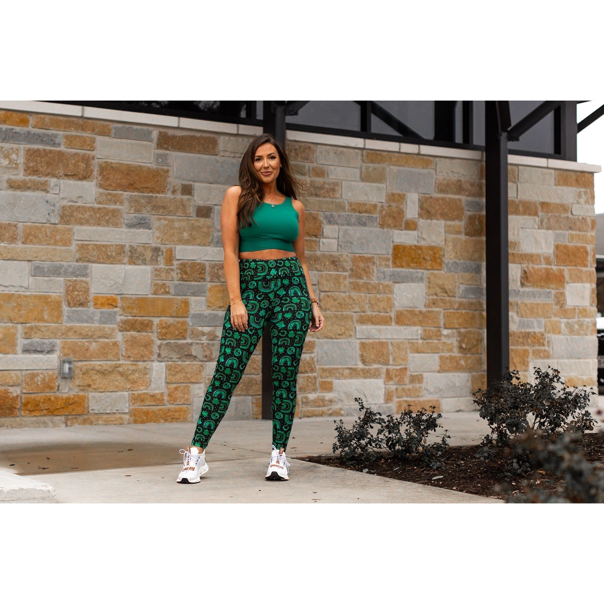 St Patricks Day LUCKY CHARM Leggings