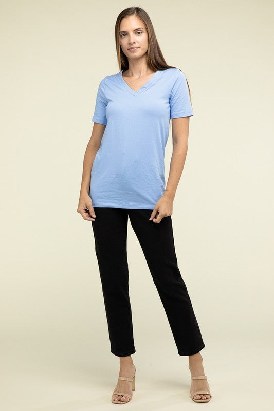 V-NECK SHORT SLEEVE T-SHIRT