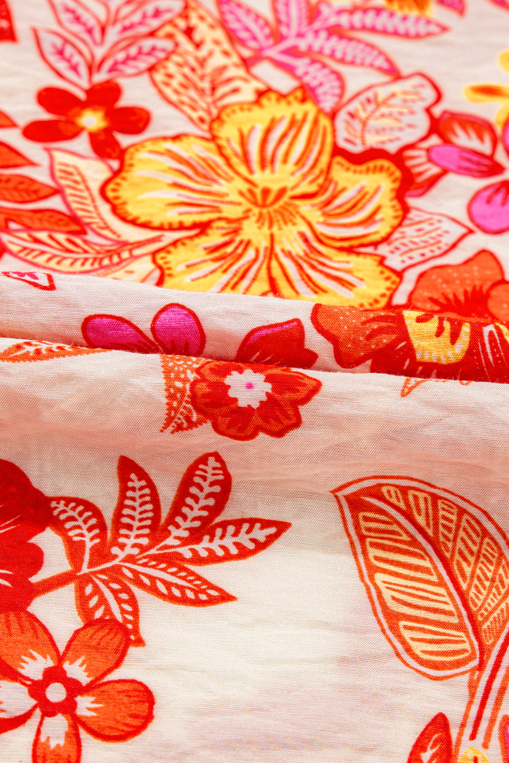 PRE-ORDER: Boho Floral Lantern Sleeve Blouse