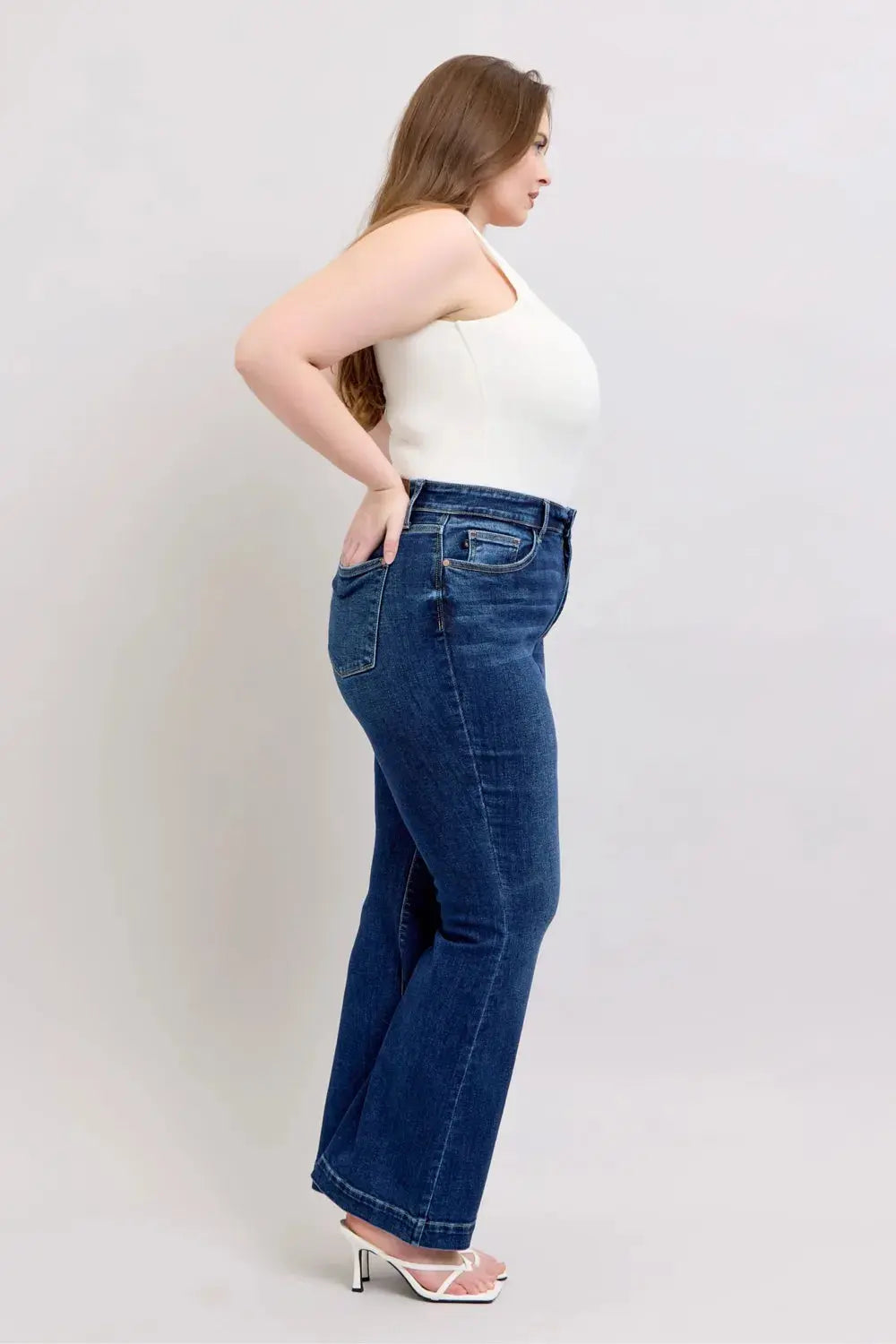 High Rise Flare Judy Blue Jeans