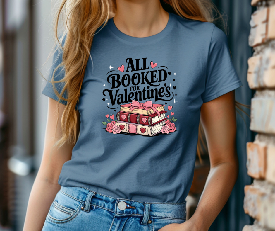 All Booked for Valentine's Day Tee