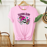 Stayin' Alive Skeleton Tee Shirt