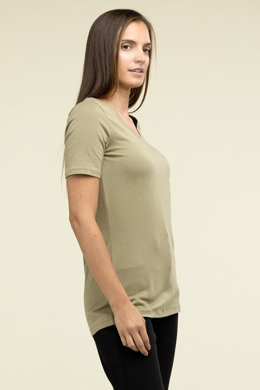 V-NECK SHORT SLEEVE T-SHIRT