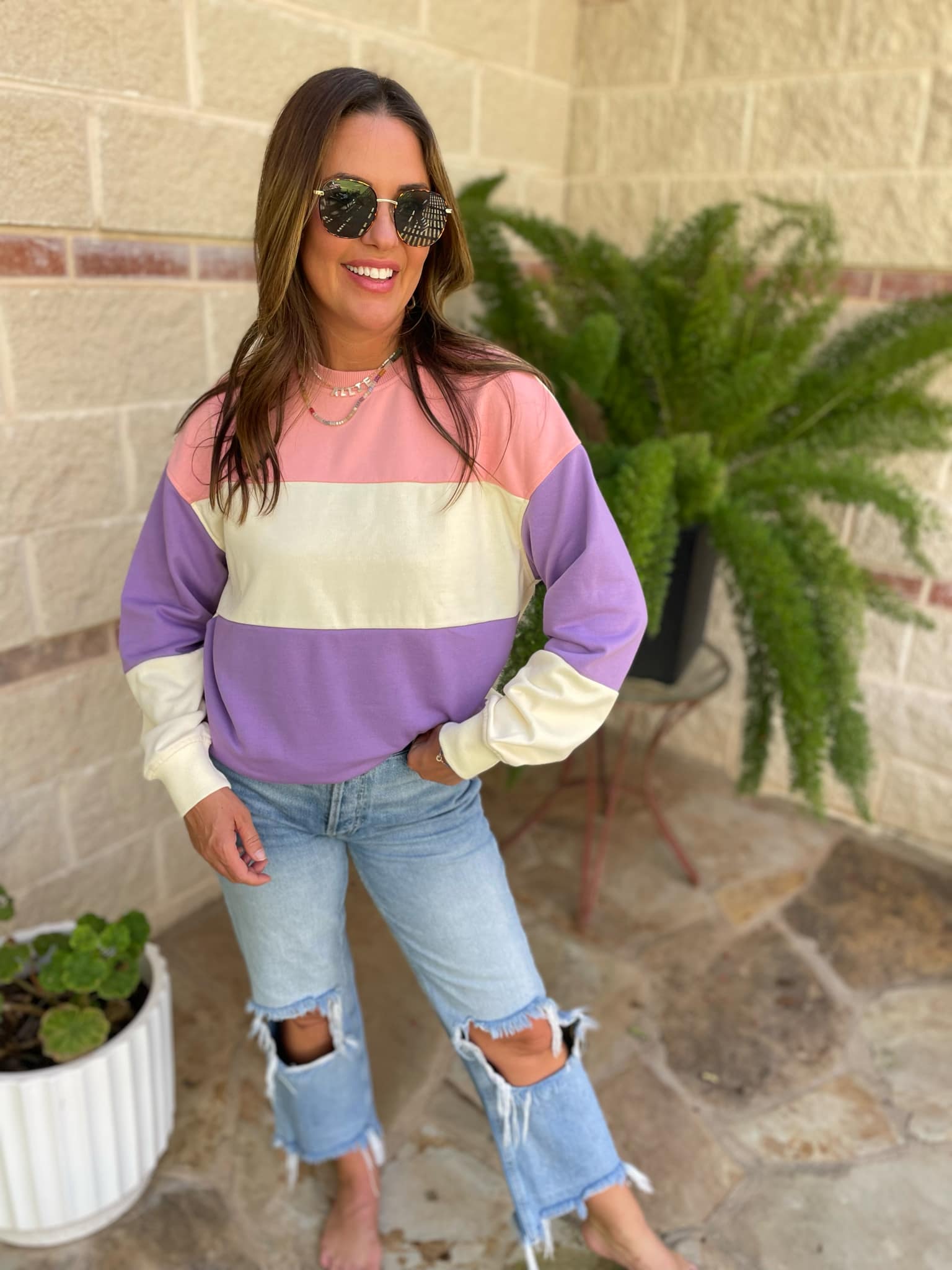 PRE-ORDER: Finnley Colorblock Pullover